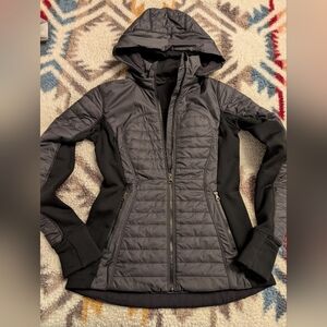 Lululemon Athletica Black First Mile Running Jacket Size 6